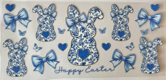 Blue Happy Easter