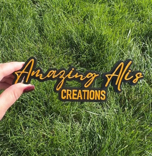 Custom Watermark Signs - 3D Printed