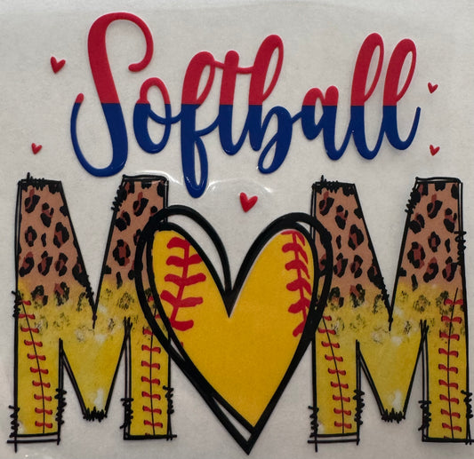 Softball Mom Hearts
