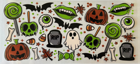 Pumpkins Ghost & Candy