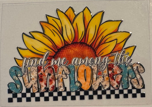 Find me among the sunflowers