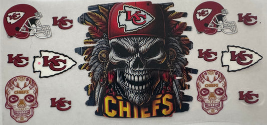 KC Chiefs Skull