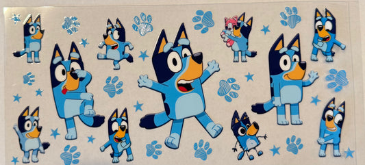 Bluey Paws & Stars