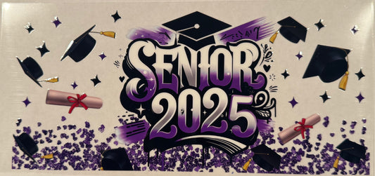 Senior 2025 Purple - Black Cap