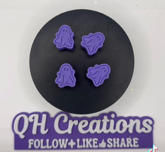 Ghost Straw Toppers