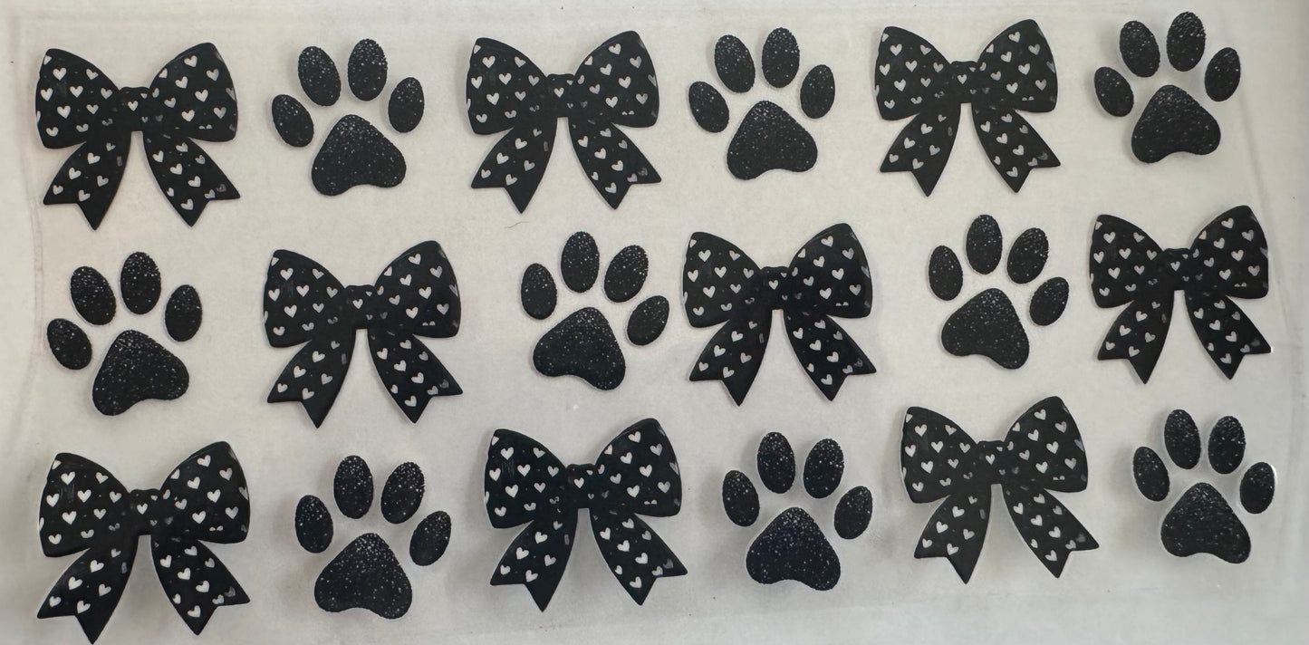 Black paws & bows