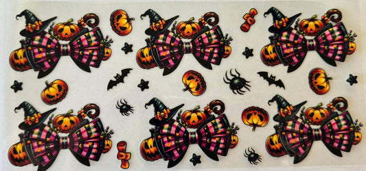 Halloween Plaid Bows
