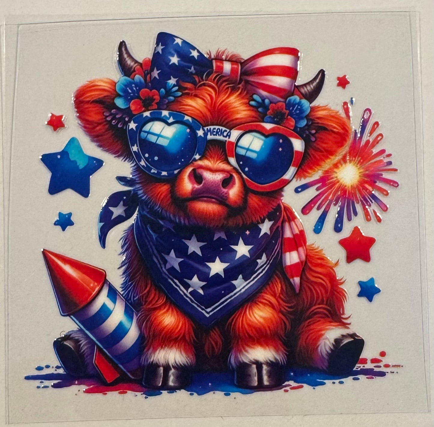 Patriotic Cow