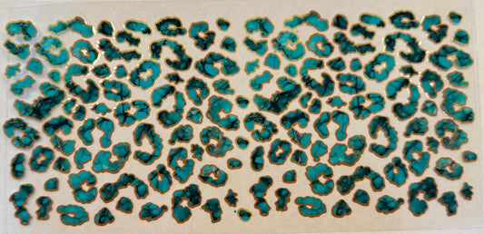 Teal Leopard