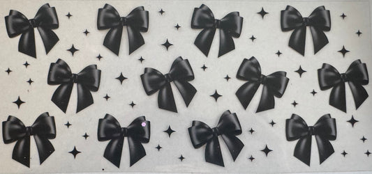 Black bows and stars