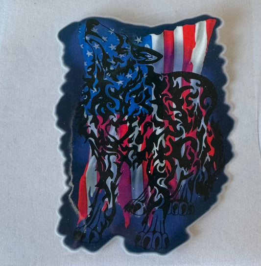 Patriotic Wolf