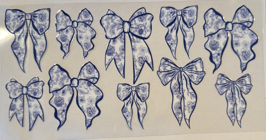 Blue Coquette Bows