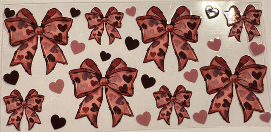 Cheetah Heart Bow