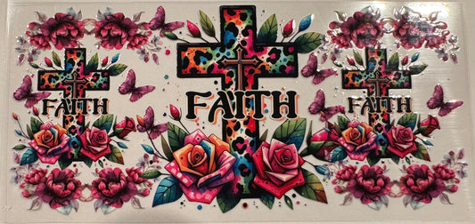 Faith colorful floral