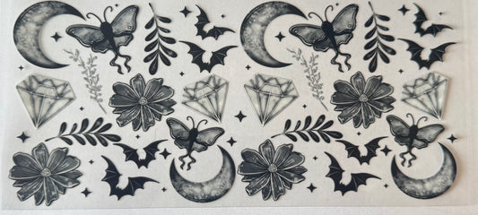 Moon bats & floral