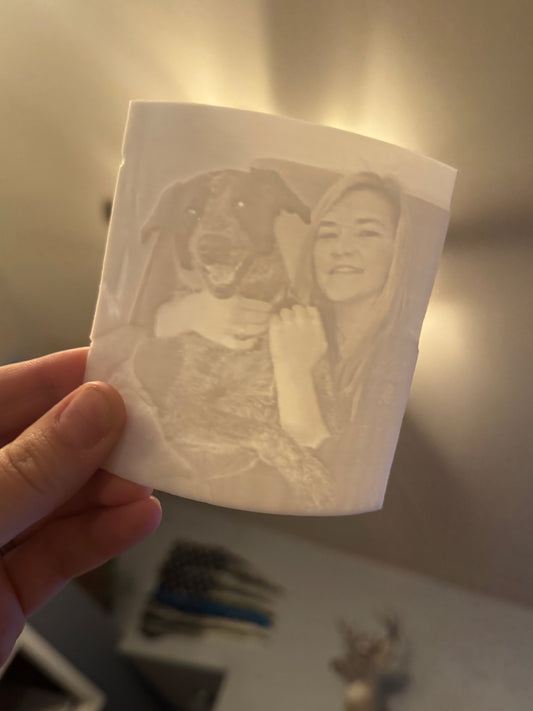 3D Printed Picture - 8in Tall