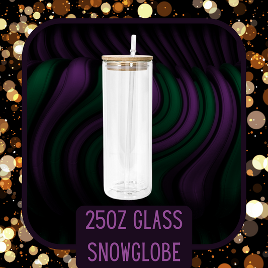 25oz Glass Snow Globe