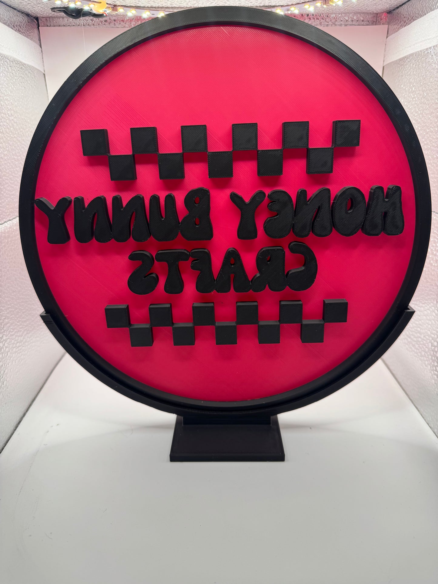 3D Custom Business sign - with stand