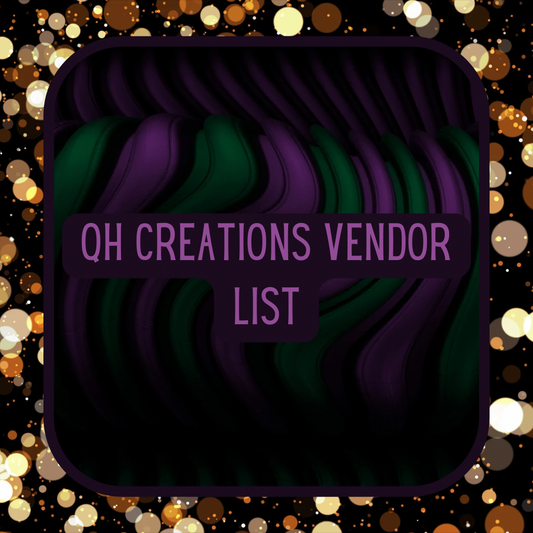QH Creations Vendor’s List