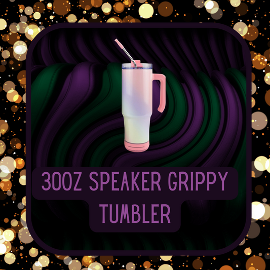 30oz Speaker Grippy Tumbler