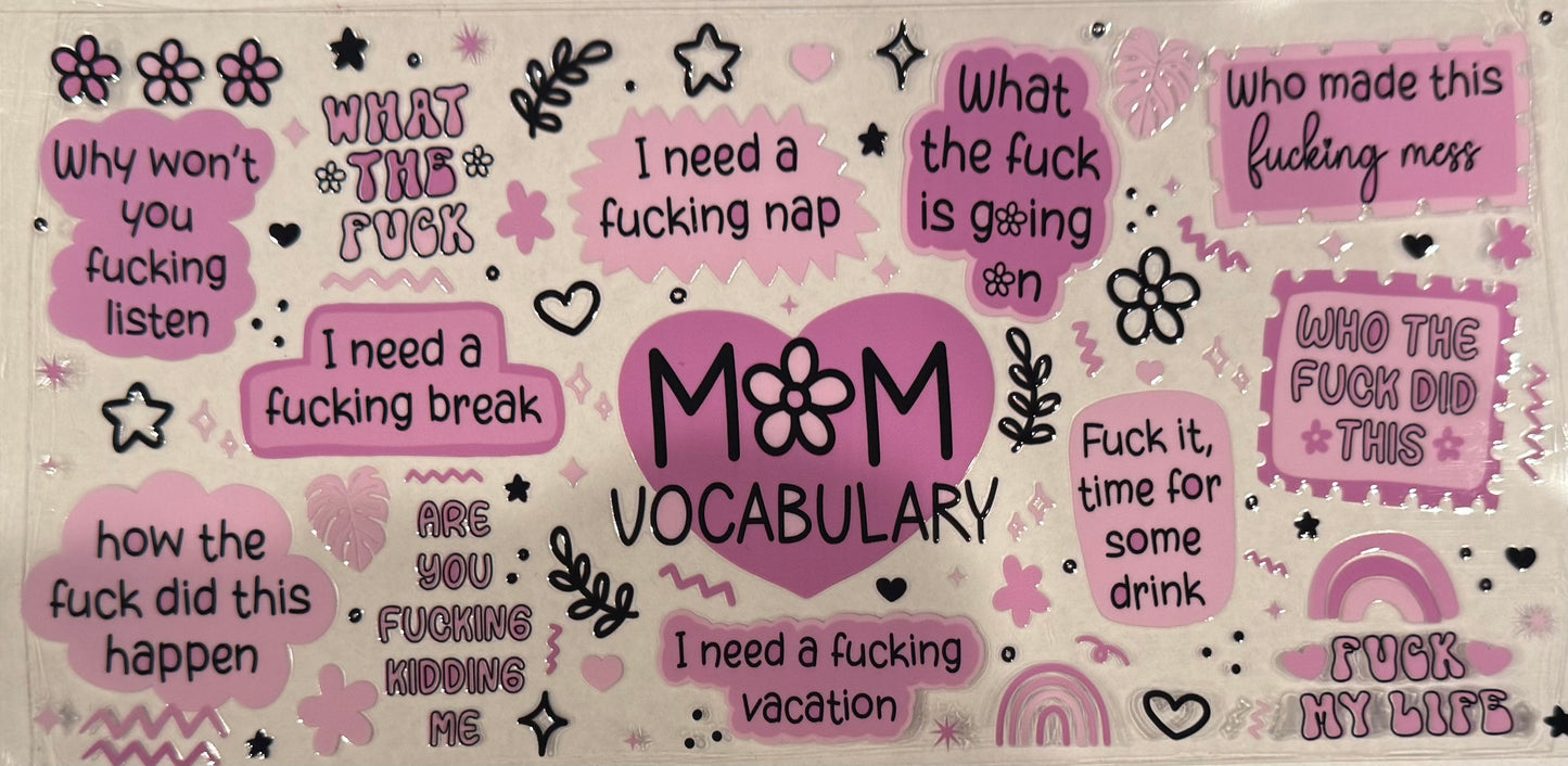 Mom Sassy Vocab