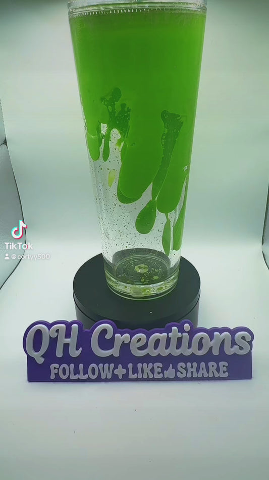 Green Lava Drip - Ready to ship
